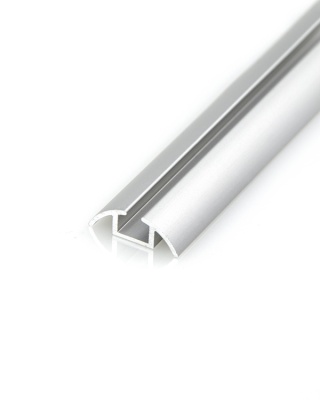 6.ПАРТНЕР Направляющая нижн. ОДНОПОЛОЗНАЯ, Матовый хром (5,8м)